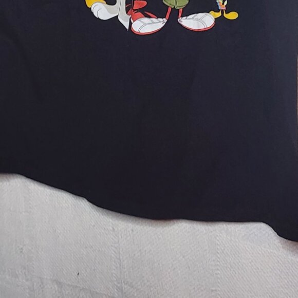 Space Jam A New Legacy Black Short Sleeve Tune Squad w/Lebron James Tee Size L - Picture 6 of 16